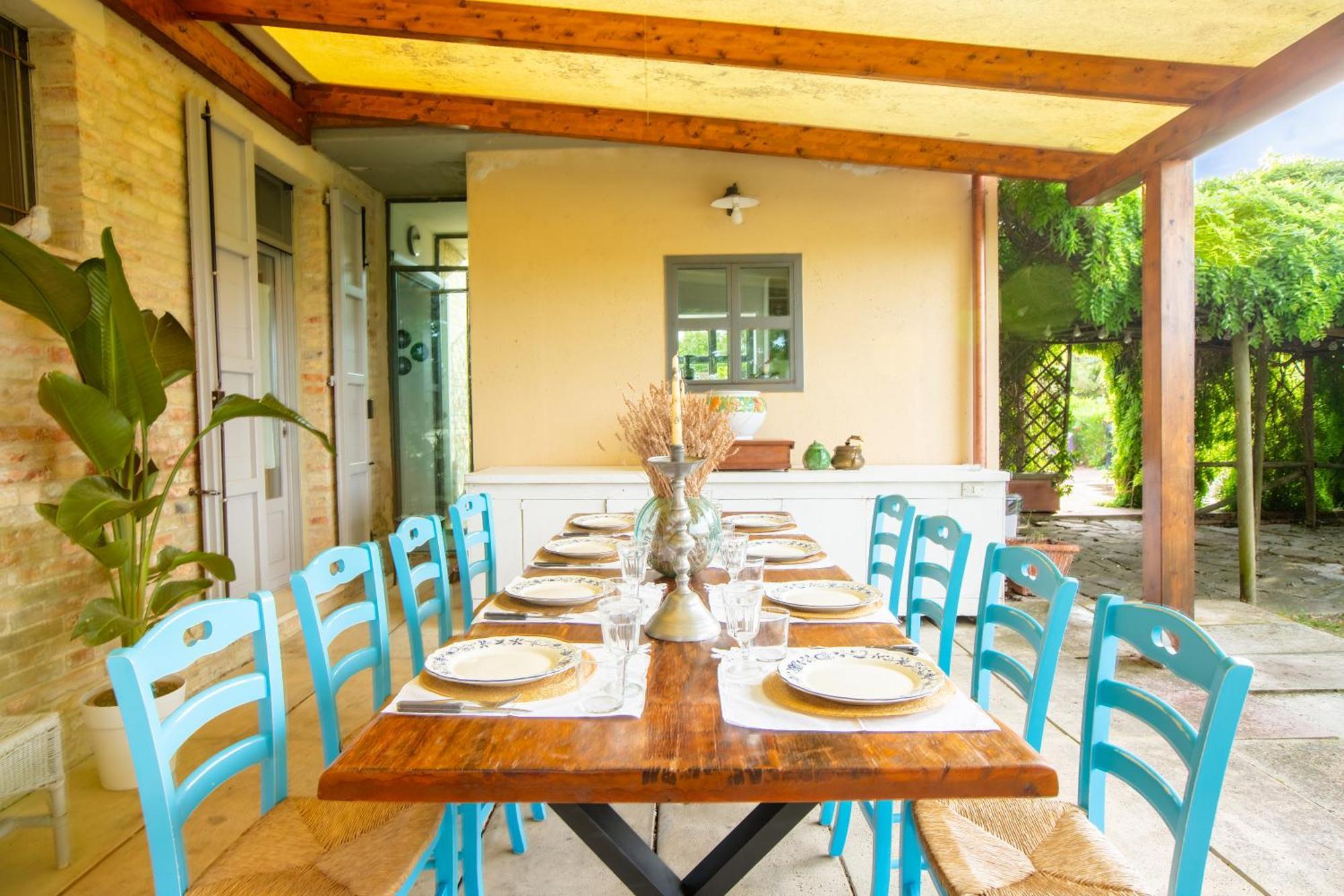 Grande Villa Storica Per Vacanze Con Giardino Privato E Piscina Ostra Extérieur photo